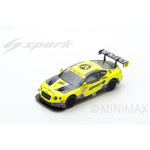 BENTLEY CONTINENTAL GT3 N.10 MACAU GP FIA GT WORLD CUP 2016 A.FONG 1:64 Spark Model Auto Competizione Modellino