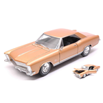 BUICK RIVIERA GRAN SPORT 1965 GOLD 1:24-27 Welly Auto Stradali Modellino