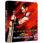 Thor Ragnarok (Blu Ray 3D+Blu-Ray) (Steelbook)  [Blu-Ray Nuovo]