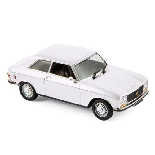 PEUGEOT 304 COUPE S 1974 ALASKA WHITE 1:43 Norev Auto Stradali Modellino