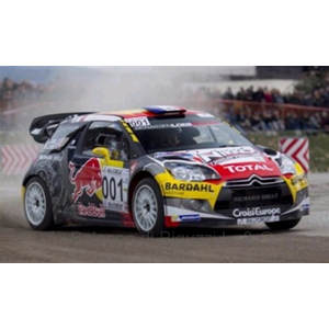 CITROEN DS3 WRC N.001 WINNER PAUL RICARD 2016 S.LOEB-SEVERINE LOEB 1:43 Ixo Model Auto Rally Modellino