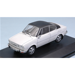 SKODA 110R COUPE' 1980 WHITE BLACK ROOF 1:43 Abrex Auto Stradali Modellino