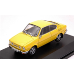 SKODA 110R COUPE' 1980 SOLAR YELLOW 1:43 Abrex Auto Stradali Modellino