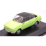 SKODA 110R COUPE' 1980 LIME GREEN BLACK ROOF 1:43 Abrex Auto Stradali Modellino