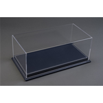 MULHOUSE DISPLAY CASE WITH DARK BLUE LEATHER BASE 1:12 Atlantic-case Vetrine Modellino