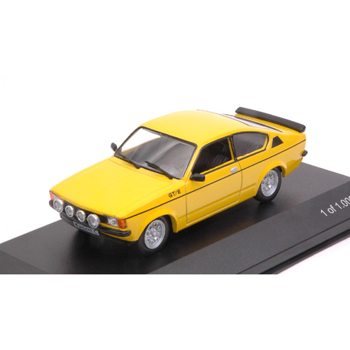 OPEL KADETT C GT/E 1977 YELLOW 1:43 Whitebox Auto Stradali Modellino
