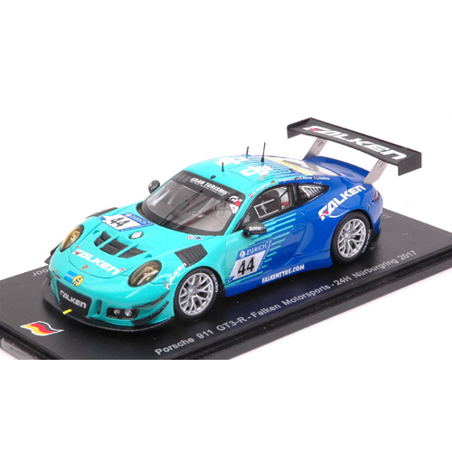PORSCHE 911 GT3 R N.44 NURBURGRING 2017 RAGGING.-WERNER-BERGM.-VANTH. 1:43 Spark Model Auto Competizione Modellino