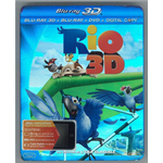 Rio (3D) (Blu-Ray+Blu-Ray 3D+Dvd)  [Blu-Ray Nuovo]