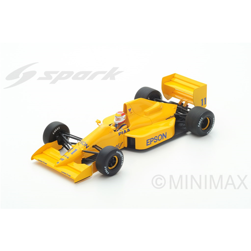 LOTUS 101 N.PIQUET 1989 N.11 4th BRITISH GP 1:18 Spark Model Formula 1 Modellino