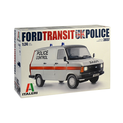 FORD TRANSIT UK POLICE KIT 1:24 Italeri Kit Auto Modellino