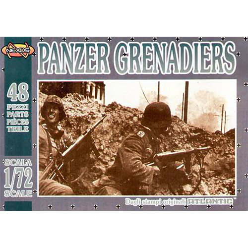 PANZER GRENADIERS KIT 1:72 Atlantic Kit Figure Militari Modellino