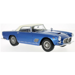 MASERATI 3500 GT TOURING 1957 BLUE METALLIC WITH WHITE ROOF 1:18 Bos Model Auto Stradali Modellino