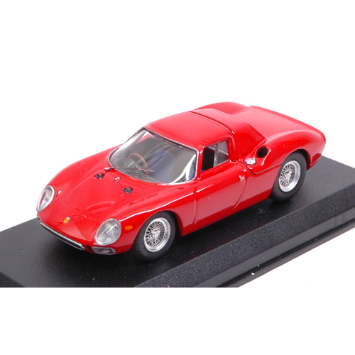 FERRARI 250 LM 1964 RED 1:43 Best Model Auto Stradali Modellino