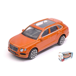 BENTLEY BENTAYGA 2016 ORANGE 1:43 Burago Auto Stradali Modellino