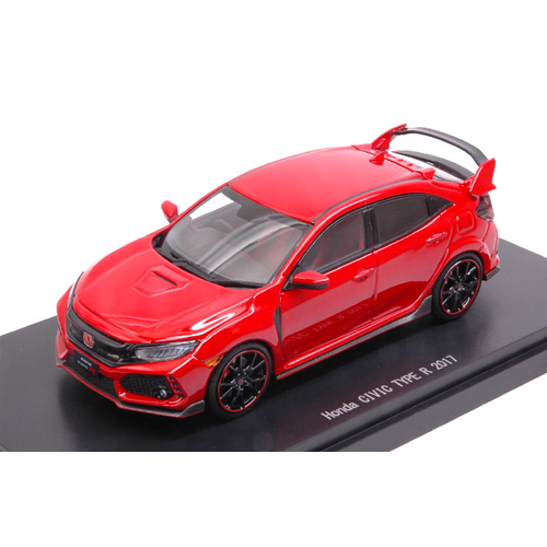 HONDA CIVIC TYPE R 2017 RED 1:43 Ebbro Auto Stradali Modellino