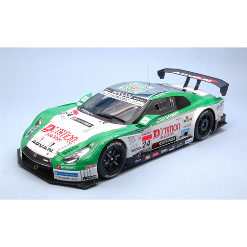 NISSAN GT-R N.24 SUPER GT500 2013 M.KRUMM-H.YASUDA (NO DOORS) 1:18 Ebbro Auto Competizione Modellino