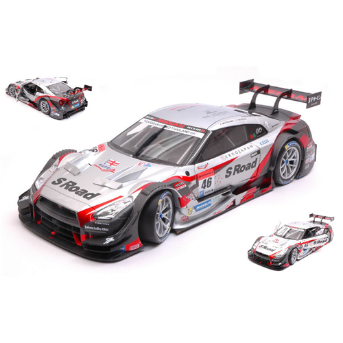 NISSAN GT-R N.46 WINNER THAILAND SUPER GT500 2015 MOTOYAMA-YANAGIDA 1:18 Ebbro Auto Competizione Modellino