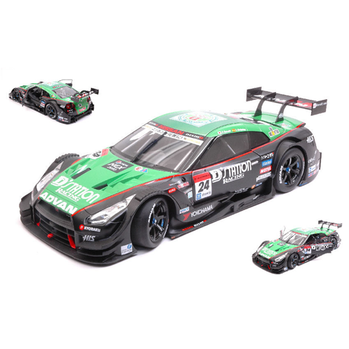NISSAN GT-R N.24 11th OKAYAMA SUPER GT500 2015 D.SASAKI-L.ORDONEZ 1:18 Ebbro Auto Competizione Modellino