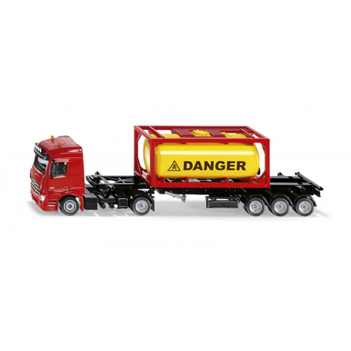 MERCEDES LKW CON CISTERNA "DANGER" 1:50 Siku Camion Modellino