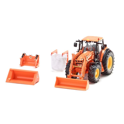 JOHN DEERE 7430 FRONT LOADER WITH ATTACHMENTS 1:32 Wiking Mezzi Agricoli e Accessori Modellino