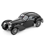 BUGATTI T57 SC ATLANTIC 1938 BLACK 1:18 Bos Model Auto Stradali Modellino