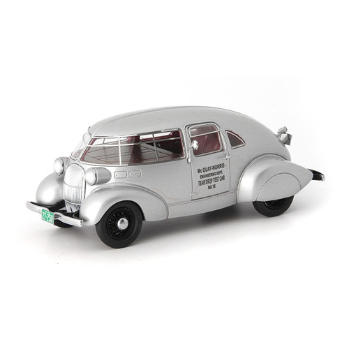 MC QUAY NORRIS STROMLINIE 1934 SILVER 1:43 Autocult Auto d'Epoca Modellino