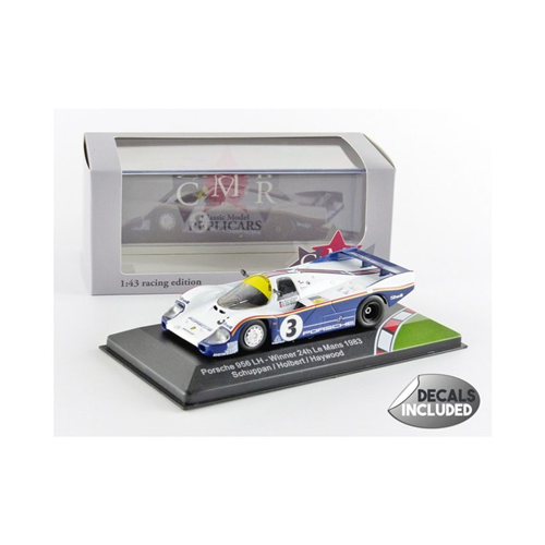 PORSCHE 956 N.3 WINNER LE MANS 1983 A.HOLBERT-H.HAIWOOD-V.SCHUPPAN 1:43 CMR Auto Competizione Modellino