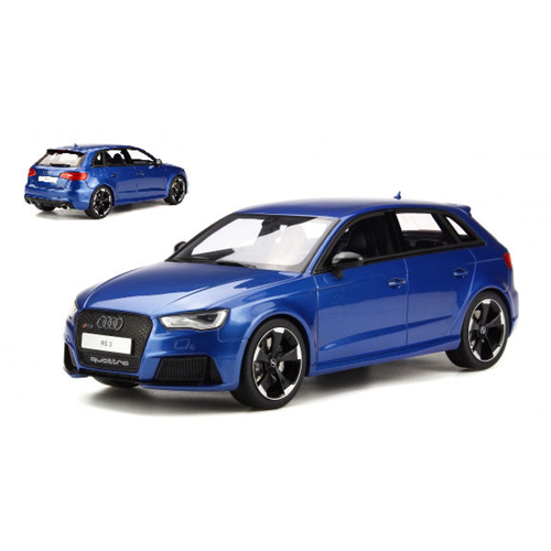 AUDI RS3 2015 BLUE 1:18 GT Spirit Auto Stradali Modellino