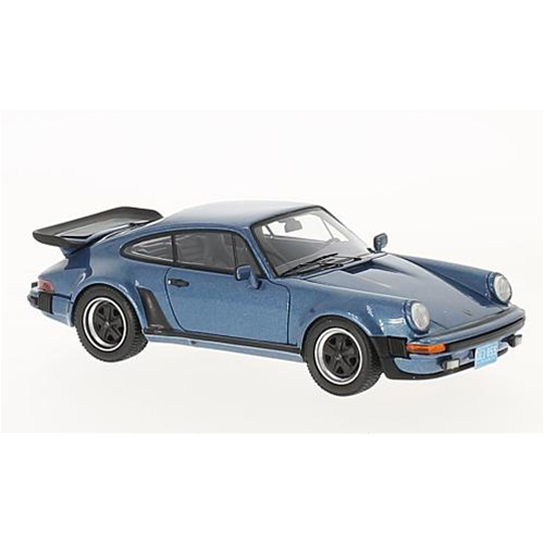 PORSCHE 911 (930) TURBO USA 1985 METALLIC BLUE 1:43 Neo Scale Models Auto Stradali Modellino