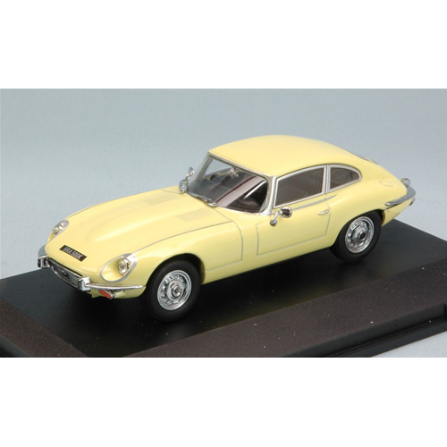 JAGUAR V12 E TYPE COUPE' 1971 LIGHT YELLOW 1:43 Oxford Auto Stradali Modellino