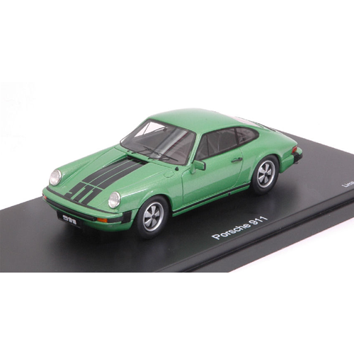 PORSCHE 911 COUPE' 1972 GREEN/BLACK 1:43 Schuco Auto Stradali Modellino