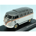 VW MICROBUS 1962 N.5 WHITE WITH GREY ROOF 1:43 Lucky Die Cast Auto Stradali Die Cast Modellino