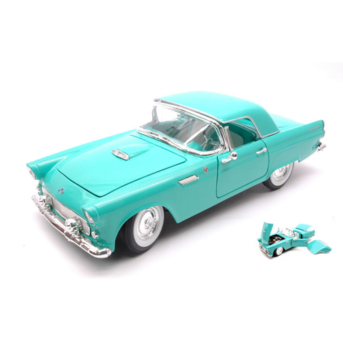 FORD THUNDERBIRD 1955 TURQUOISE 1:18 Lucky Die Cast Auto Stradali Modellino