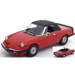 ALFA ROMEO SPIDER 3 SERIES 1983 RED 1:18 KK Scale Auto Stradali Modellino