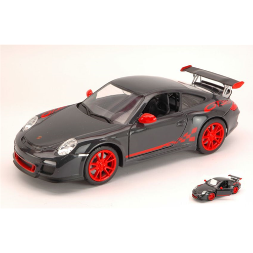 PORSCHE 997 GT3 RS 2010 BLACK 1:24 Yat Ming Auto Stradali Modellino