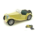 MG TC MIDGET 1947 CREAM 1:18 Lucky Die Cast Auto d'Epoca Die Cast Modellino