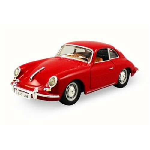 PORSCHE 356 1956 RED 1:43 Lucky Die Cast Auto Stradali Modellino