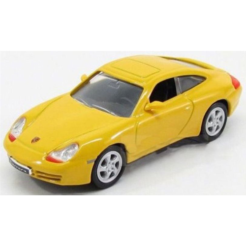 PORSCHE 911 (996) CARRERA 2 1998 YELLOW 1:43 Lucky Die Cast Auto Stradali Modellino