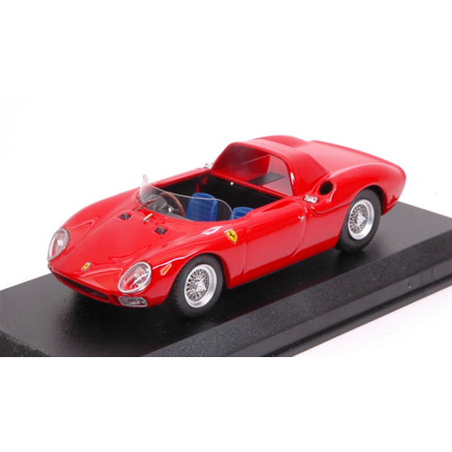 FERRARI 250 LM SPYDER 1965 PROVA RED 1:43 Best Model Auto Stradali Modellino