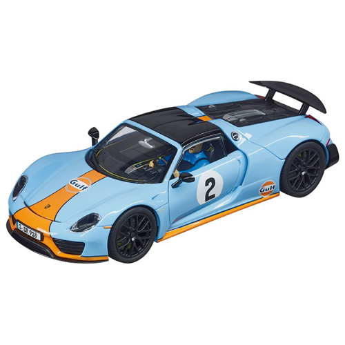 PORSCHE 918 SPYDER "GULF RACING" N.02 1:32 Carrera Slot Modellino