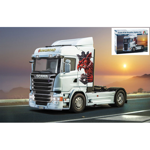 SCANIA R730 STREAMLINE-HIGHLINE KIT 1:24 Italeri Kit Camion Modellino