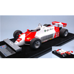 ALFA ROMEO 179C M.ANDRETTI 1981 N.22 9th GERMAN GP CON VETRINA 1:18 Looksmart Formula 1 Modellino