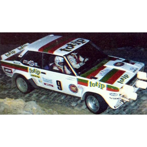 FIAT 131 ABARTH 8th N.9 RALLY OF MADEIRA 1982 MANDELLI-BORGHI 1:43 Trofeu Auto Rally Modellino
