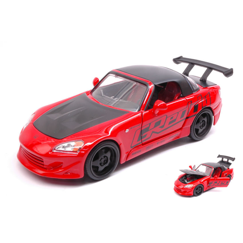 HONDA S2000 2001 RED "JDM TUNERS" 1:24 Jada Toys Tuning Modellino