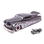 CHEVY CAMARO 1971 BLACK WITH SILVER FLAMES "BIGTIME MUSCLE" 1:24 Jada Toys Tuning Modellino