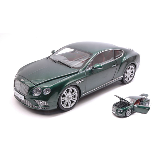 BENTLEY CONTINENTAL GT COUPE' 2016 VERDANT 1:18 Paragon Models Auto Stradali Modellino