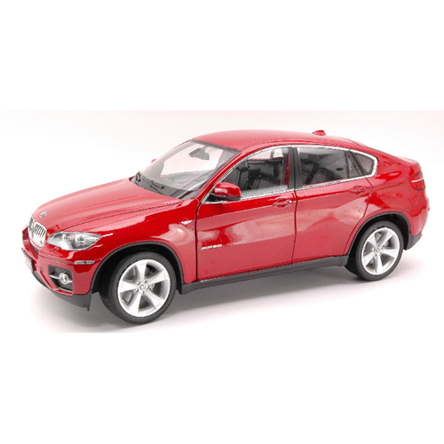 BMW X 6 2008 RED 1:18 Welly Auto Stradali Modellino