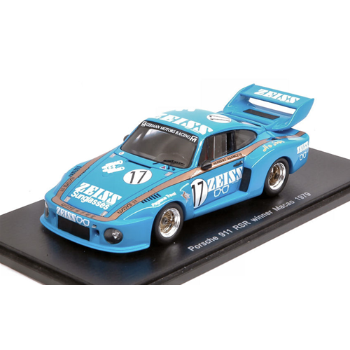 PORSCHE 911 RSR N.17 WINNER MACAU GUIA RACE 1979 H.ADAMCZYK 1:43 Spark Model Auto Competizione Modellino