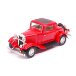 FORD 3-WINDOW COUPE' 1932 RED 1:43 Lucky Die Cast Auto d'Epoca Die Cast Modellino