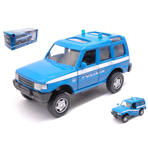 LAND ROVER 1997 DISCOVERY POLIZIA 1:32 New Ray Forze dell'Ordine Modellino